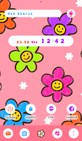 screenshot of Smiley Flowers Theme +HOME