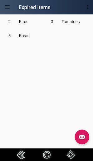 My Pantry Manager Screen 2