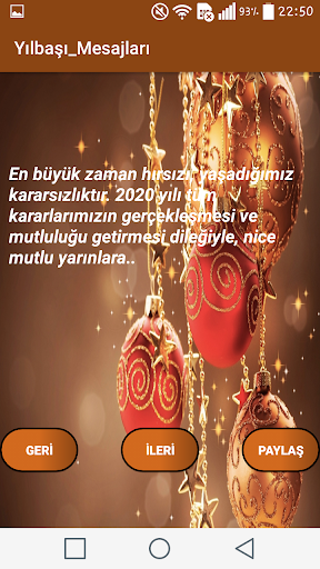 Yılbaşı Mesajları 2020