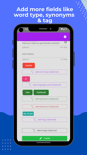 Your Vocabulary Notebook Screen 3