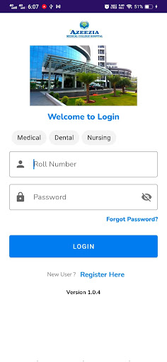 Android application AZEEZIA MEDICAL screenshort