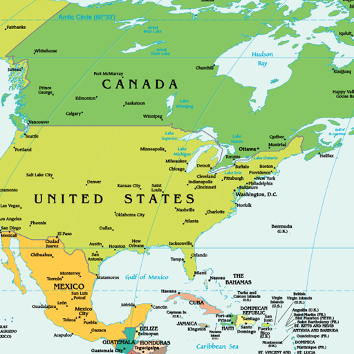 World Map With Countries Laai af op Windows