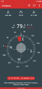 Kompass & Höhenmesser Bildschirmfoto