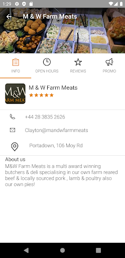 M & W Farm Meats Screen 2