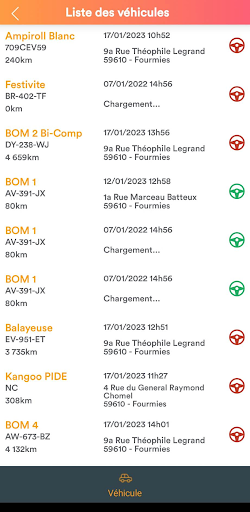 Android application Trakino - GeoLoc screenshort