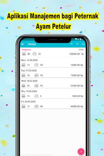 Android application Ayam Petelur screenshort