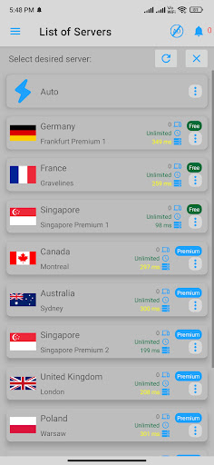 RH Fastest VPN Screen 3
