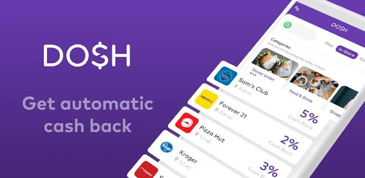 Dosh: Earn cash back everyday