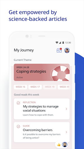 Android application MotivO screenshort