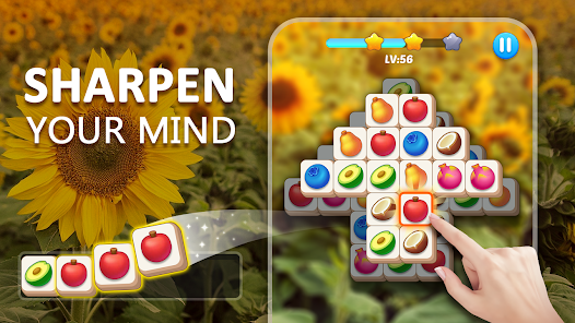 Tile Match-Brain Puzzle game Mod + Apk(Unlimited Money/Cash) screenshots 1