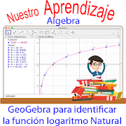 GeoGebra para graficar  función logaritmo natural