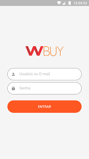 Android application wBuy Painel de Controle screenshort