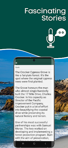 Screenshot of 17 Mile Drive Audio Tour Guide