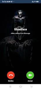 Ghostface Horror Video Call