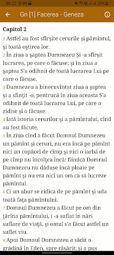 Android application Biblia Română Sfanta Scriptura screenshort