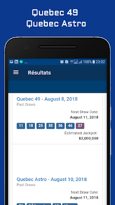 Résultats des Jeux Loto Quebecのおすすめ画像2