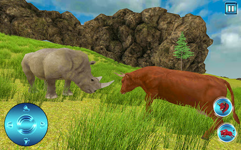 wild angry bull attack simulator 1.1 APK screenshots 6