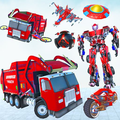 Garbage robot truck war