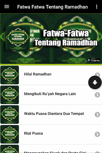 Fatwa Fatwa Ramadhan
