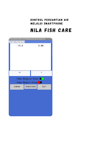 Android application Nila Fish Care screenshort
