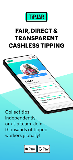 Android application TiPJAR Collect screenshort