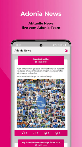 Android application My Adonia screenshort