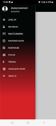 LUP Fitness Screen 3