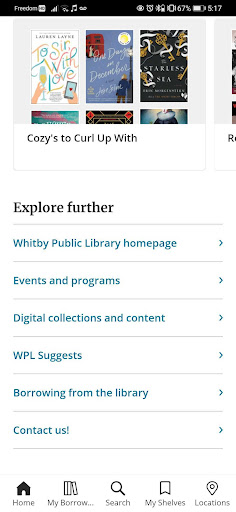 Whitby Library Screen 2
