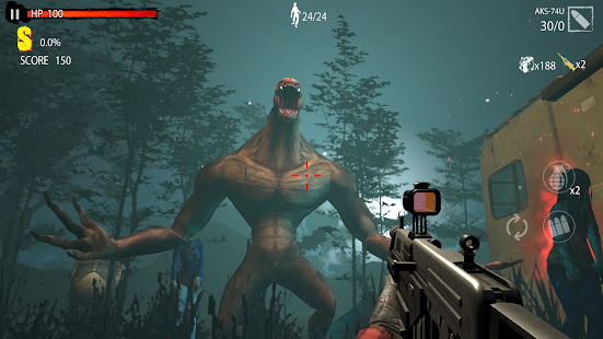 Zombie Hunter D-Day : Offline Shooting Game screenshots apk mod 1