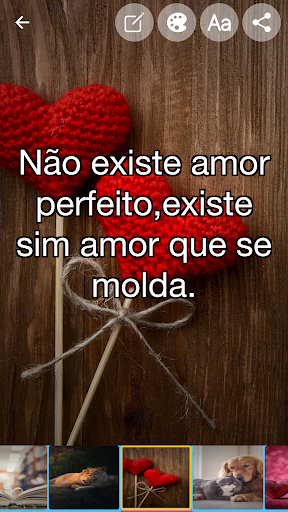 Rimas de amor: Frases Amo você Screen 3
