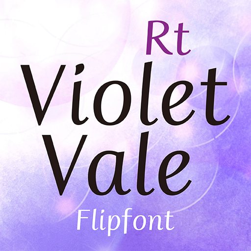 RtVioletVale™ Latin FlipFont logo