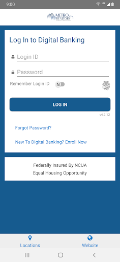 Android application Metro Realtors FCU Mobile screenshort