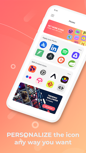 Android application One Icon Pack: Customize App screenshort