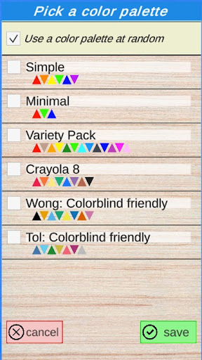 tidy triangles Screen 3