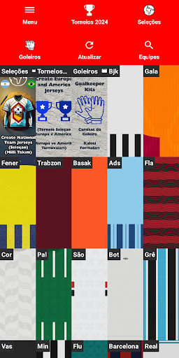 Visualização do aplicativo
