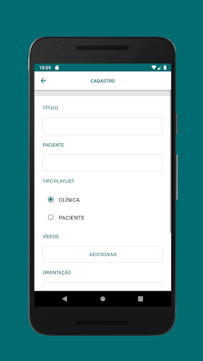 Android application Physiocore screenshort