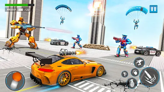 Prison Escape Robot Car Games