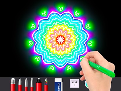 Doodle Master - Glow Art Captura de pantalla