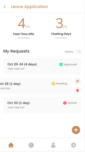 Android application Novelty EMS screenshort