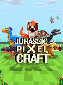 Jurassic Pixel Craft: dino age 15.0 APK + Mod (Unlocked) for Android