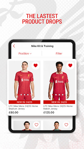 Screenshot of Official Liverpool FC Store