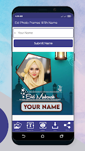 Eid Mubarak Photo Frame Apk With Name 2021 Download Free 5