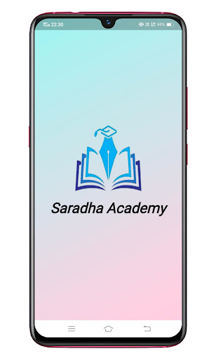 Android application Saradha Academy screenshort