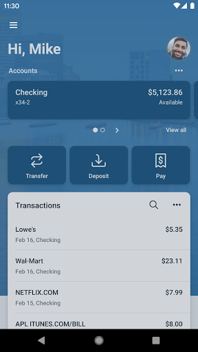 BankRI Mobile Screen 2