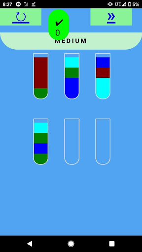 Android application Soda sort: Color water Puzz screenshort