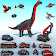 Dino Robot : Flying Car Games icon