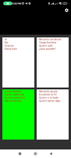 Android application FaceToTalk screenshort