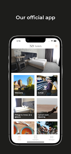Android application N9 Hotels screenshort