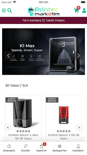 Android application Printer Marketim screenshort