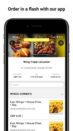Android application WingTrapp ® screenshort